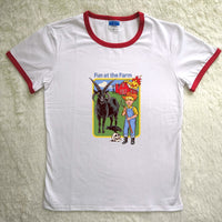 Thumbnail for Childhood Children Fun at the Farm Tshirt