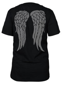 Thumbnail for The Walking Dead Daryl Dixon Zero Tolerance For Walkers Crossbow Oversize Print Tshirt - TshirtNow.net - 3