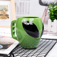 Thumbnail for Outer-Space Alien Shape Glazed Ceramic Coffee/Tea/Milk Mugs