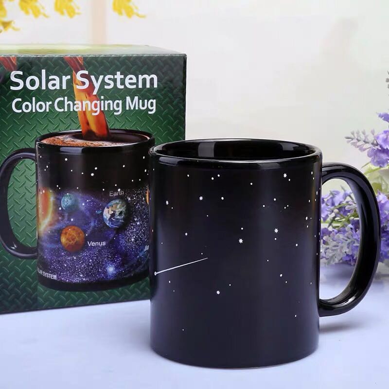 Space Collection Magic Color Changing 3D Ceramic Coffee/Tea/Milk Mugs