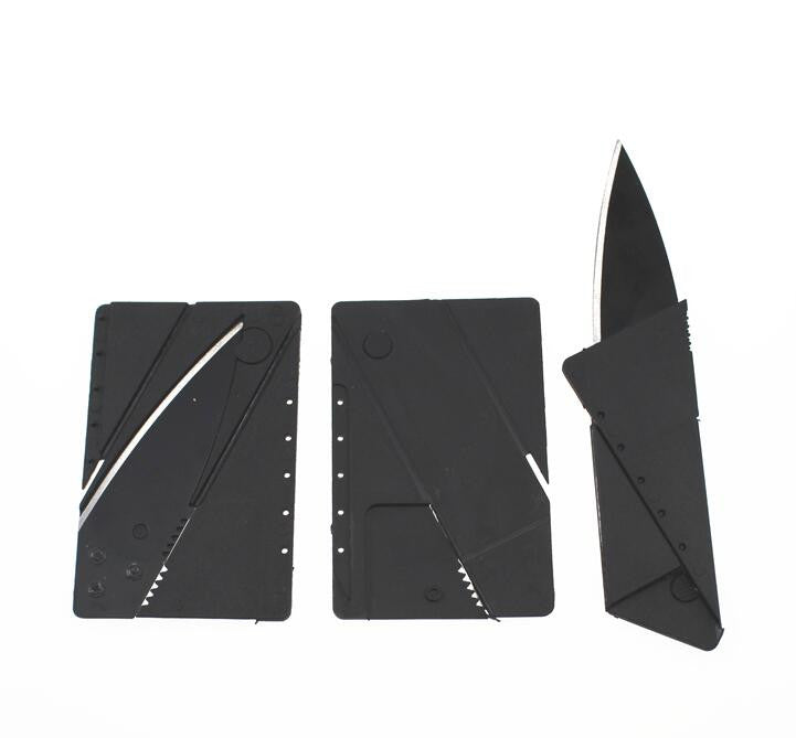 Credit card knife mini outdoor pocket knife Hunting camping hand tool knife sharp portable survival folding knife