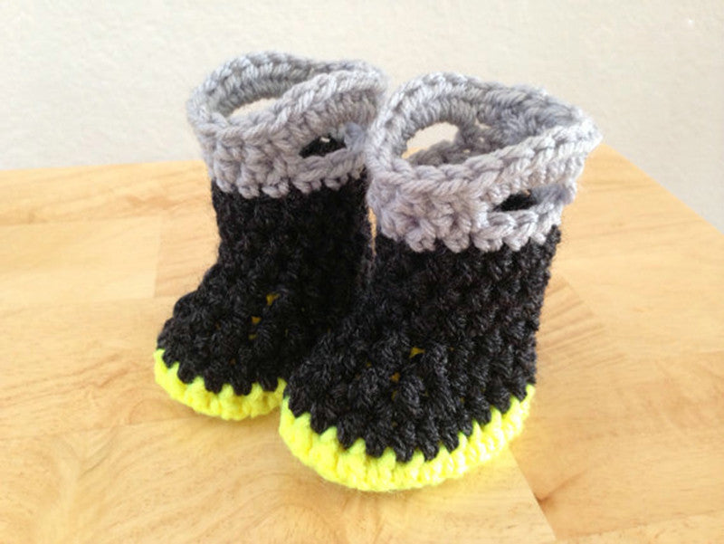 Newborn Infant Firefighter Baby Bunkers Handmade Crochet Knitted Costume - TshirtNow.net - 5