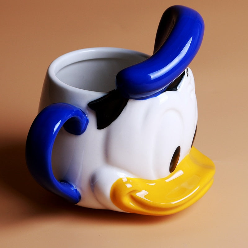 Donald Duck Ceramic Coffee/Tea/Milk Mug - Ideal for Disney Lovers