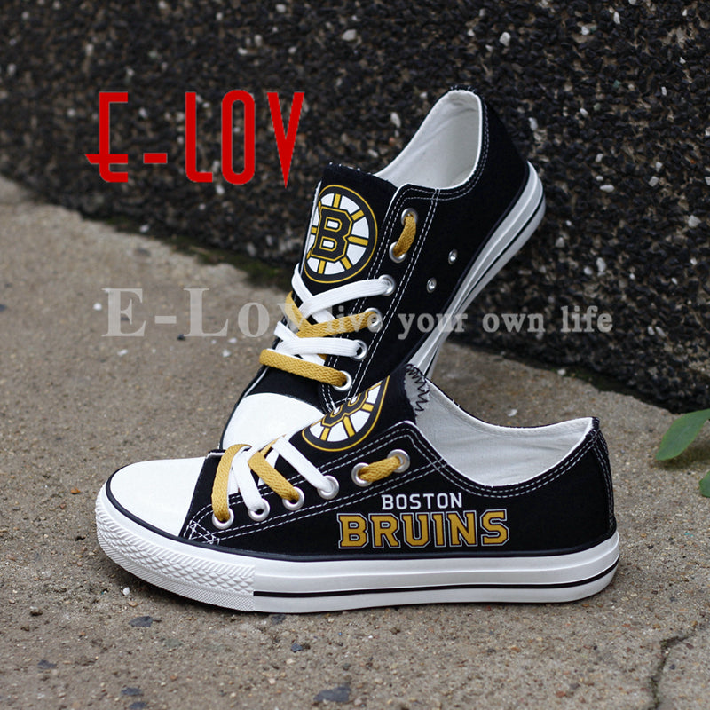 Boston Bruins Canvas Shoes