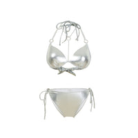 Thumbnail for Sexy Brazilian Solid Color Bikinis Halter Top