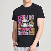 Thumbnail for Game Of Thrones Westeros Grand Theft Auto Logo Spoof Tshirt - TshirtNow.net - 1