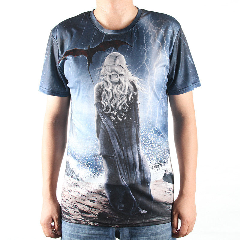 Game Of Thrones Allover 3D Oversize Print Tshirts - TshirtNow.net - 1