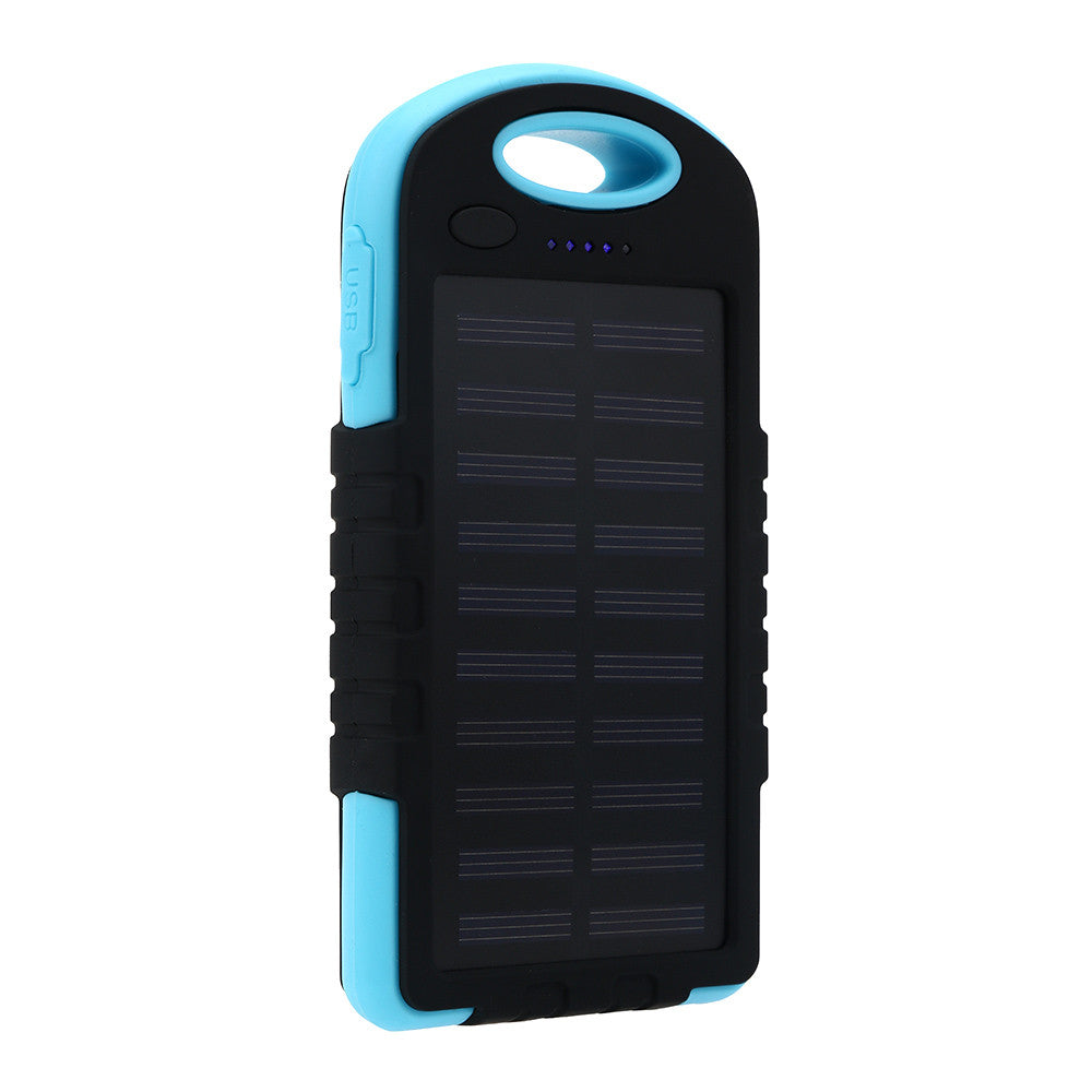 20,000MAH Portable Waterproof Solar Charger Dual USB External Battery Power Bank For Cell Phone Accessories USB Cable