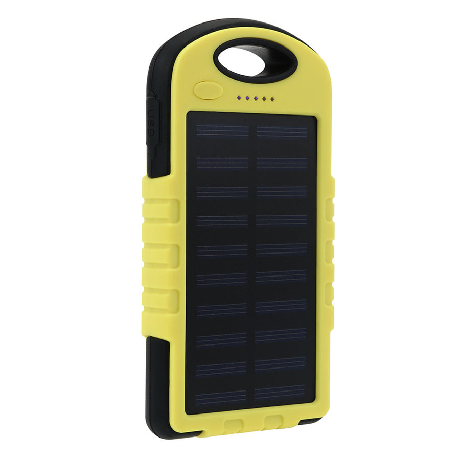20,000MAH Portable Waterproof Solar Charger Dual USB External Battery Power Bank For Cell Phone Accessories USB Cable
