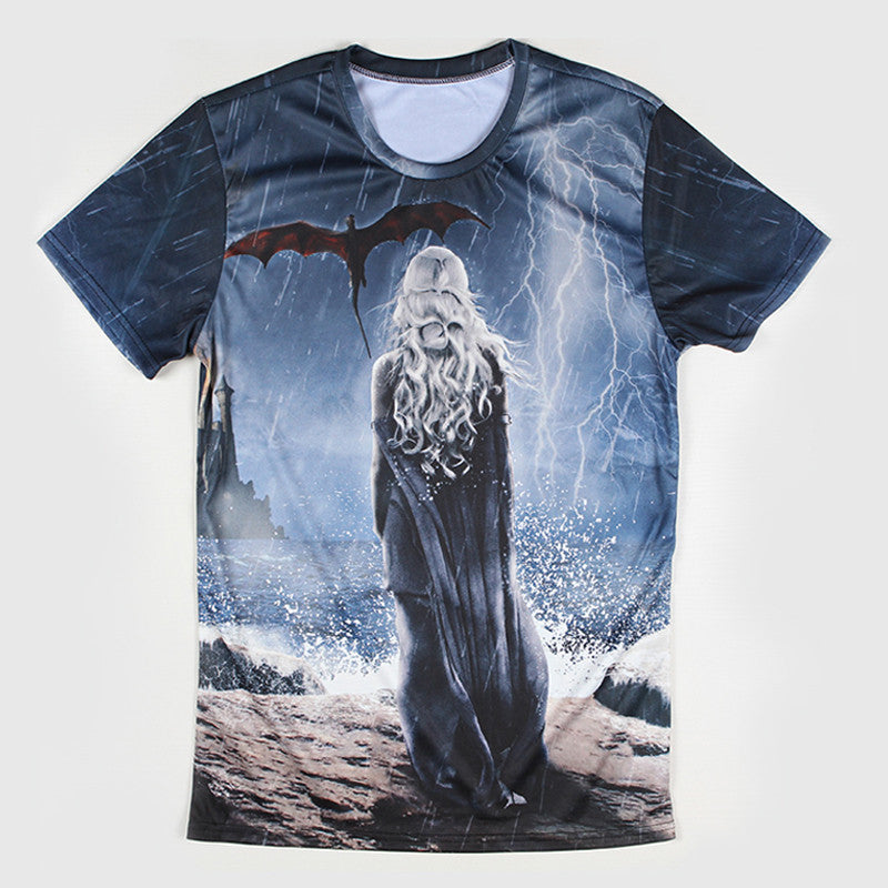 Game Of Thrones Sansa Stark Allover 3D Print Tshirt - TshirtNow.net - 2