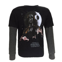 Thumbnail for Star Wars Darth Vader Death Star Allover 3D Print Tshirts - TshirtNow.net - 1