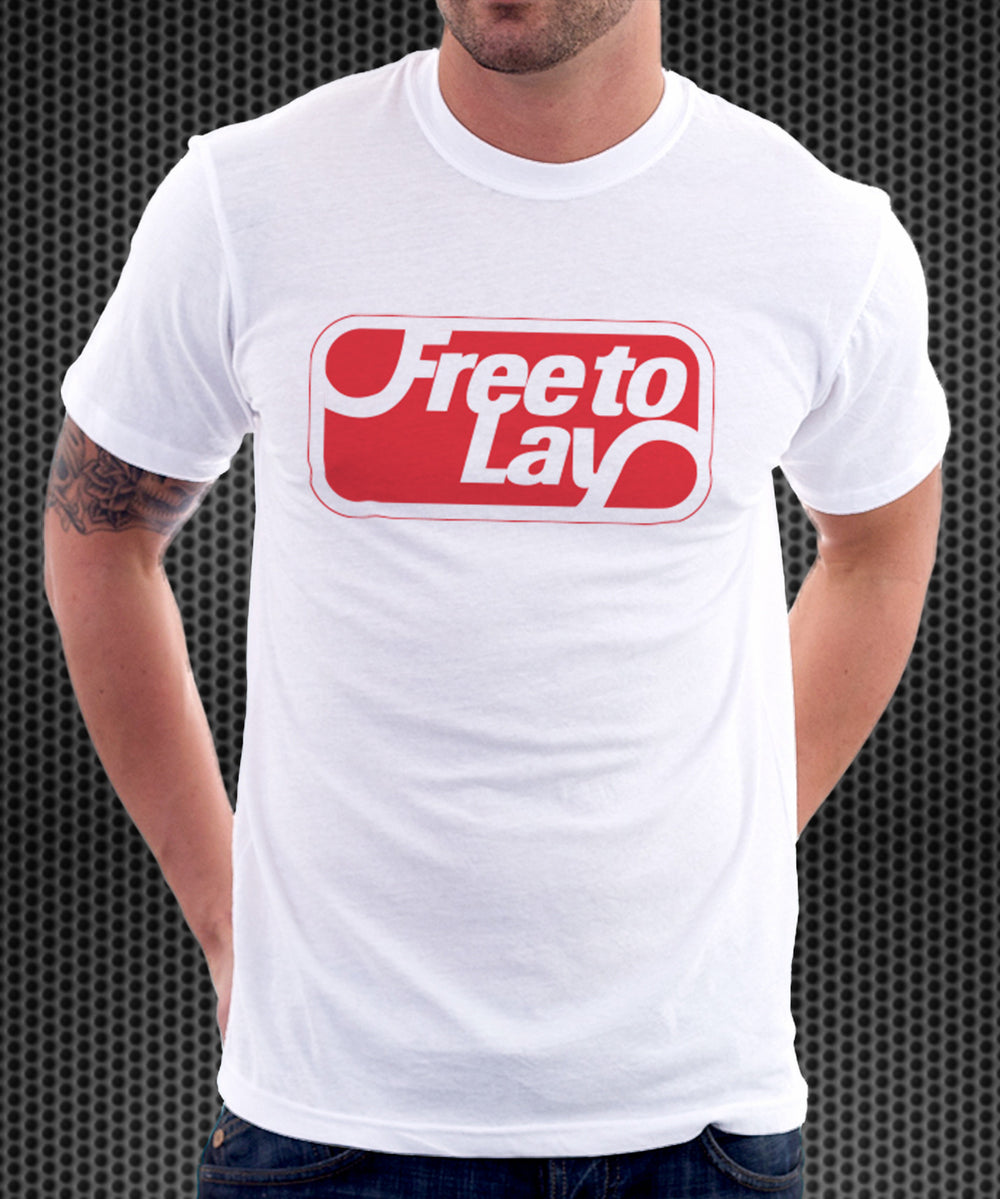 FreeToLay white tshirt - TshirtNow.net - 1