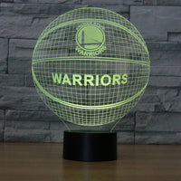 Thumbnail for NBA GOLDEN STATE WARRIORS 3D LED LIGHT LAMP