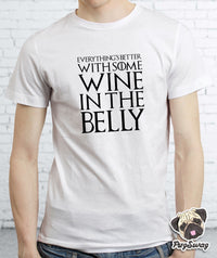 Thumbnail for Game Of Thrones Everything's Better With Some Wine In The Belly Tshirt - TshirtNow.net - 2