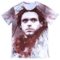 Thumbnail for Game Of Thrones Rob Stark Face Allover Print Tshirt - TshirtNow.net - 1