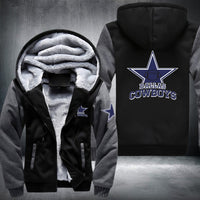 Thumbnail for NFL DALLAS COWBOYS LOGO THICK FLEECE JACKET