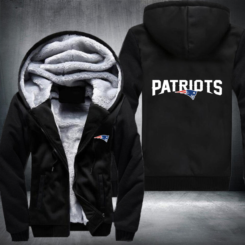 NFL NEW ENGLAND PATRIOTS LOGO THICK FLEECE JACKET