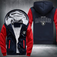 Thumbnail for NFL OAKLAND RAIDERS LOGO THICK FLEECE JACKET