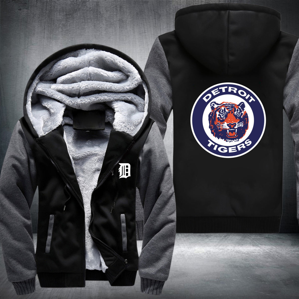 MLB DETROIT TIGERS THICK FLEECE JACKET