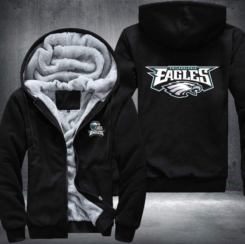 NFL PHILADELPHIA EAGLES LOGO THICK FLEECE JACKET