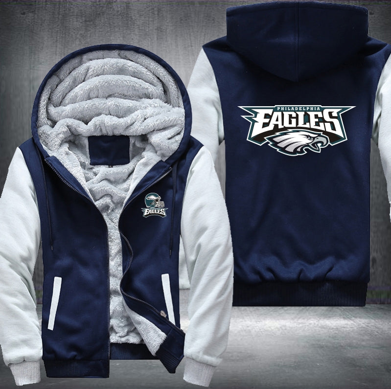 NFL PHILADELPHIA EAGLES LOGO THICK FLEECE JACKET