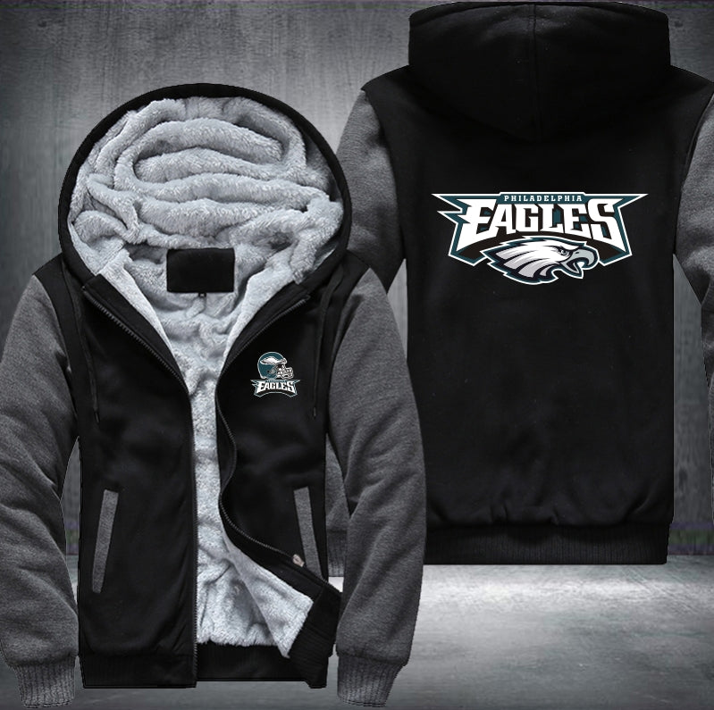 NFL PHILADELPHIA EAGLES LOGO THICK FLEECE JACKET