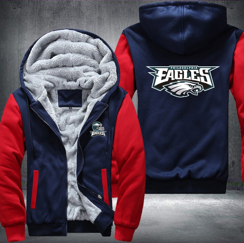NFL PHILADELPHIA EAGLES LOGO THICK FLEECE JACKET
