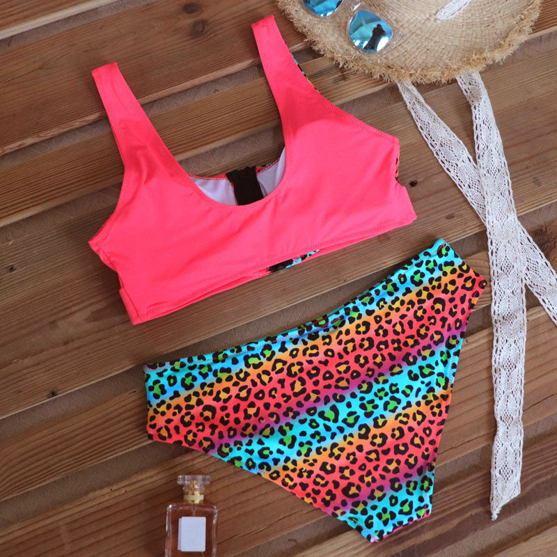 Riseado Sexy Bikini Set Leopard Swimwear Women 2020