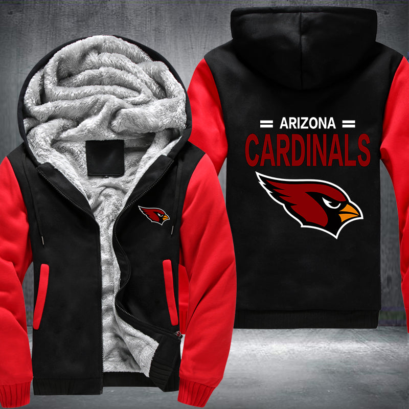 NFL ARIZONA CARDINALS THICK FLEECE JACKET