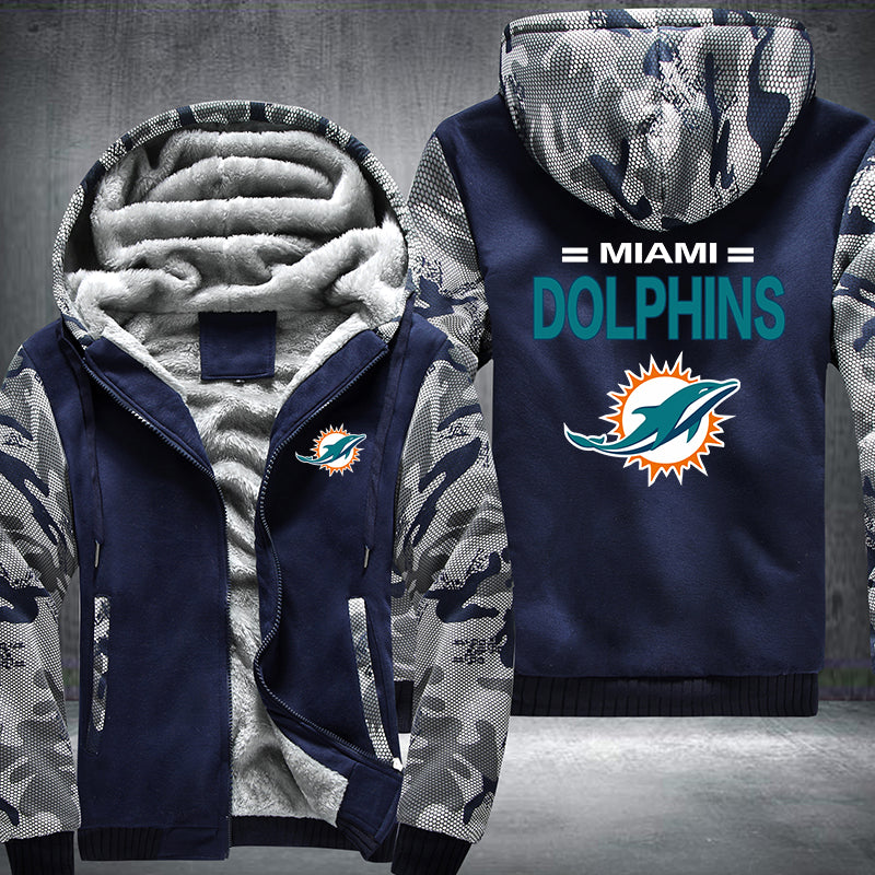NFL MIAMI DOLPHINS THICK FLEECE JACKET