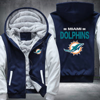 Thumbnail for NFL MIAMI DOLPHINS THICK FLEECE JACKET