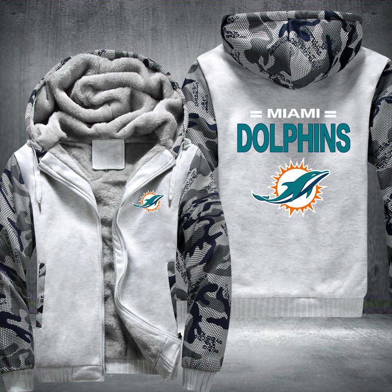 NFL MIAMI DOLPHINS THICK FLEECE JACKET
