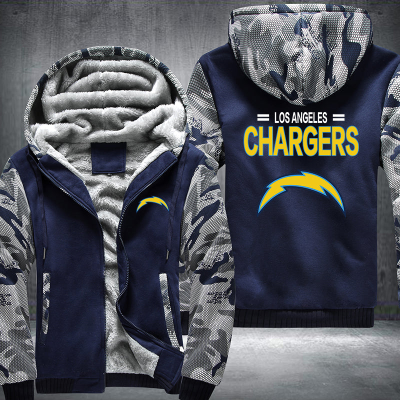 NFL LOS ANGELES CHARGERS THICK FLEECE JACKET