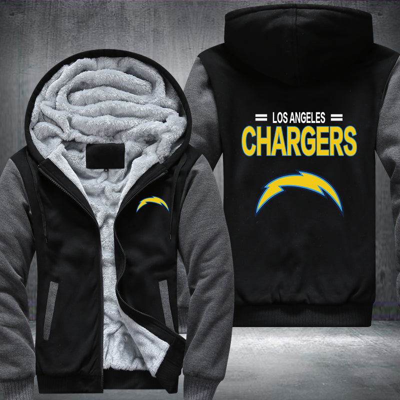 NFL LOS ANGELES CHARGERS THICK FLEECE JACKET