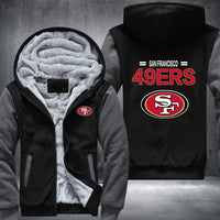Thumbnail for NFL SAN FRANSISCO 49ERS THICK FLEECE JACKET