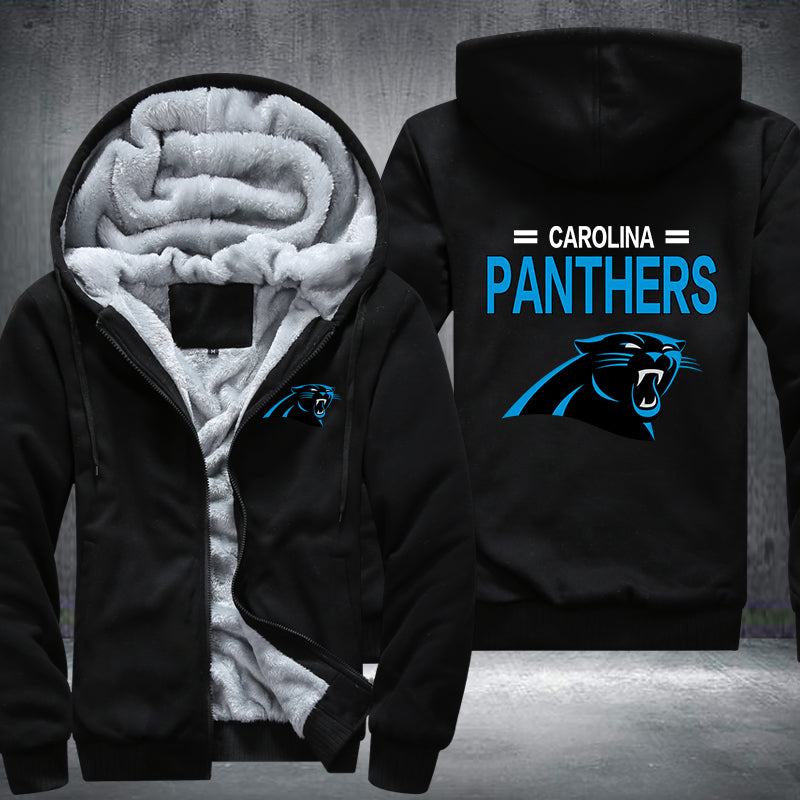 NFL CAROLINA PANTHERS THICK FLEECE JACKET