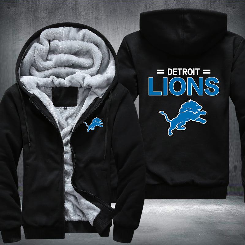 NFL DETROIT LIONS THICK FLEECE JACKET