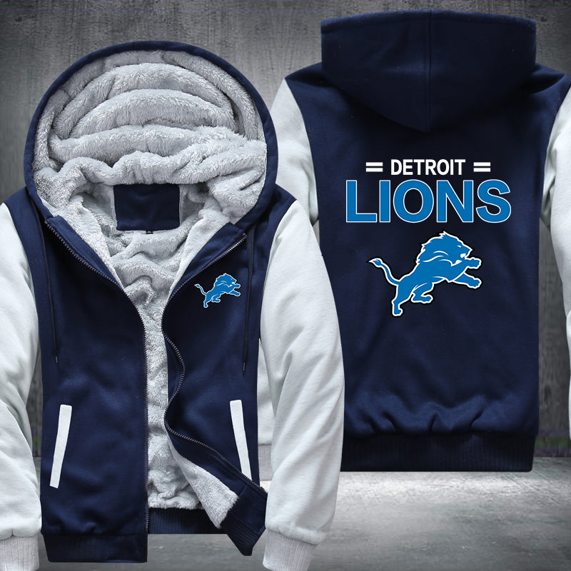 NFL DETROIT LIONS THICK FLEECE JACKET
