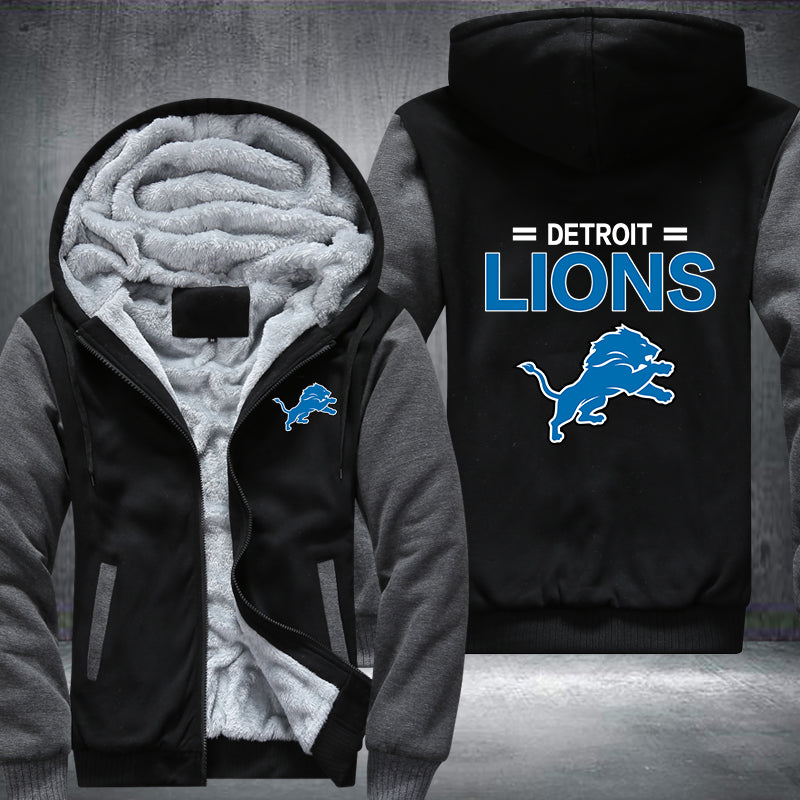 NFL DETROIT LIONS THICK FLEECE JACKET