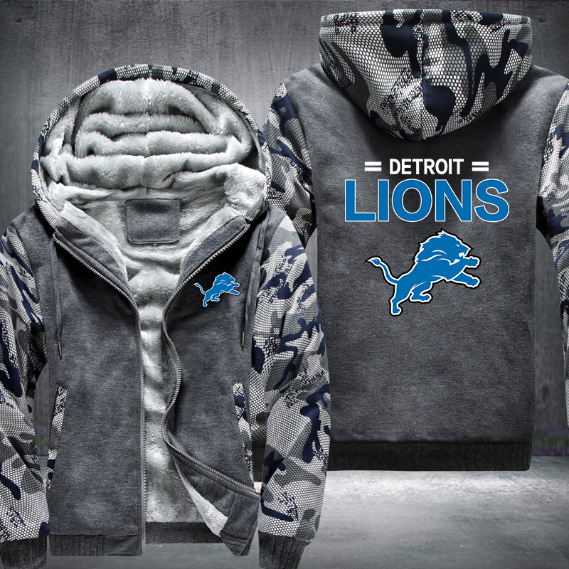 NFL DETROIT LIONS THICK FLEECE JACKET
