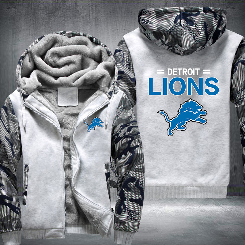 NFL DETROIT LIONS THICK FLEECE JACKET