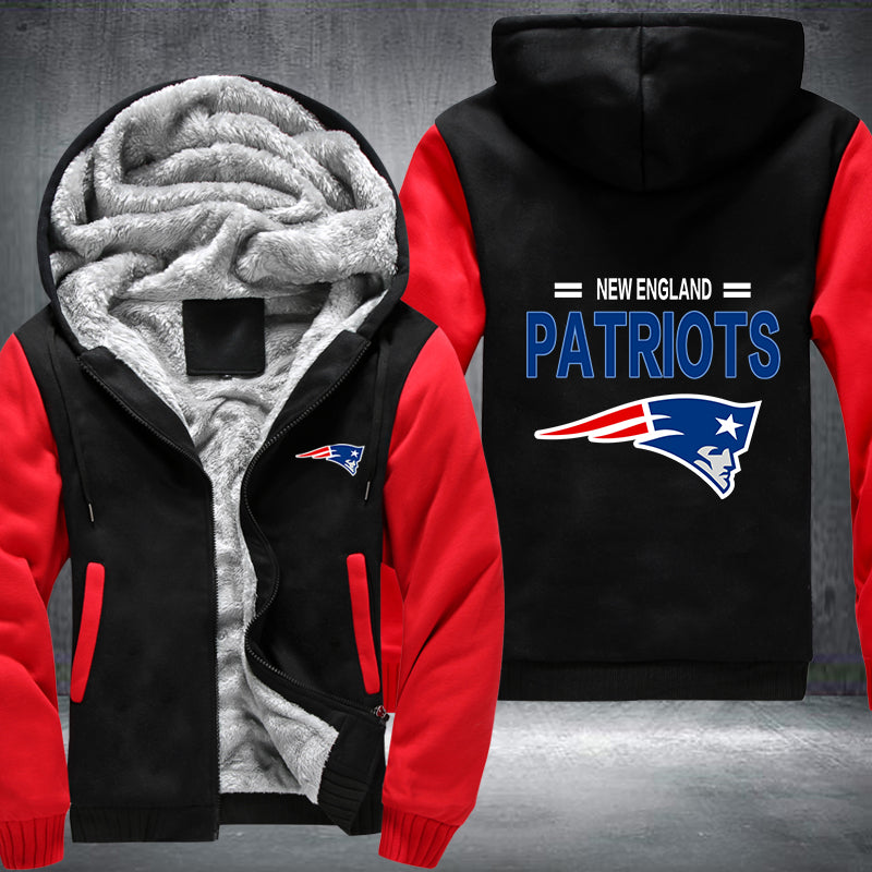 NFL NEW ENGLAND PATRIOTS THICK FLEECE JACKET