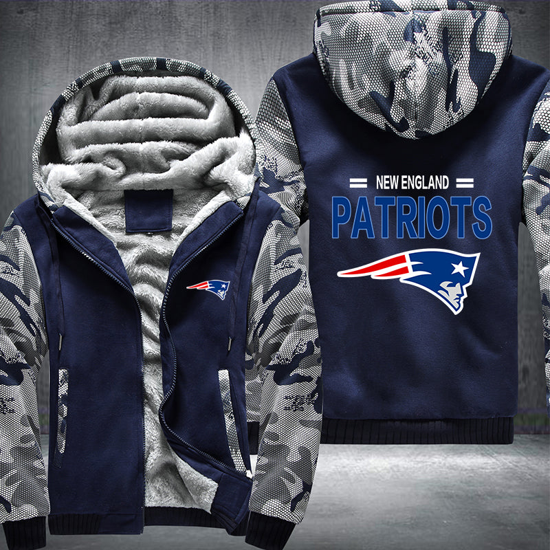 NFL NEW ENGLAND PATRIOTS THICK FLEECE JACKET