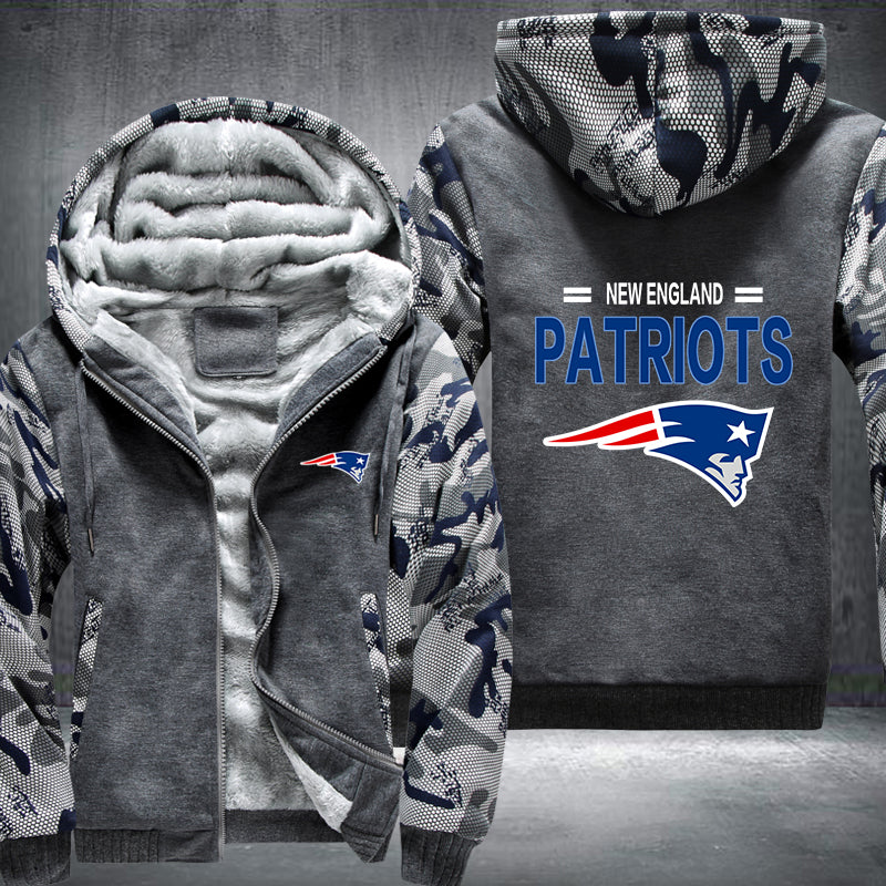 NFL NEW ENGLAND PATRIOTS THICK FLEECE JACKET