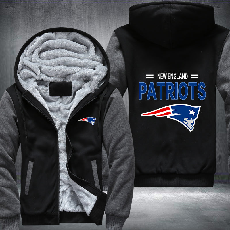 NFL NEW ENGLAND PATRIOTS THICK FLEECE JACKET