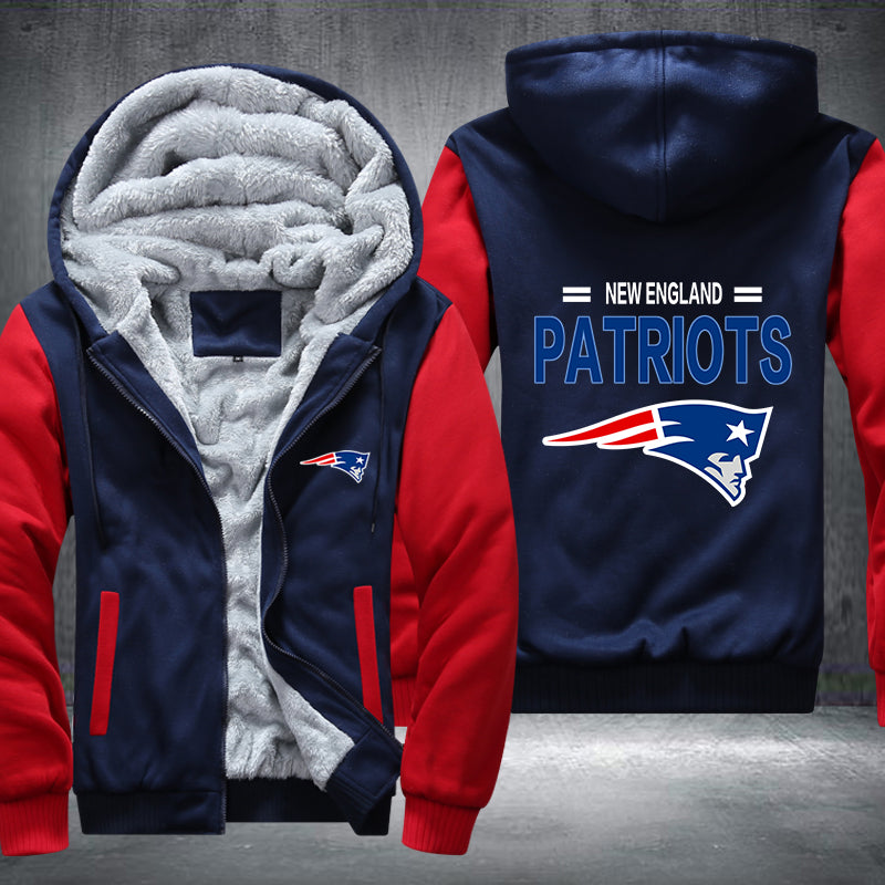 NFL NEW ENGLAND PATRIOTS THICK FLEECE JACKET