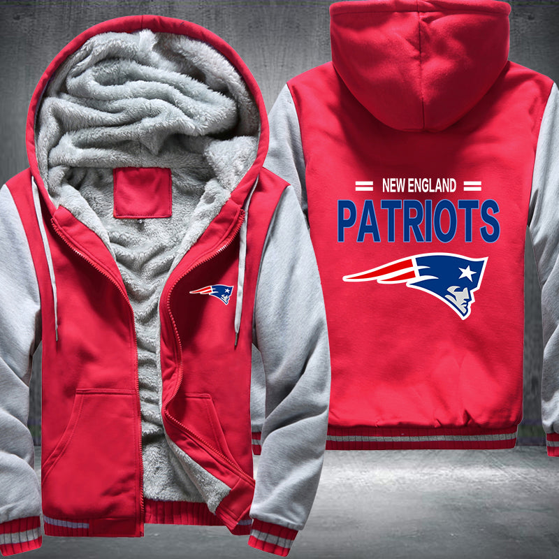 NFL NEW ENGLAND PATRIOTS THICK FLEECE JACKET