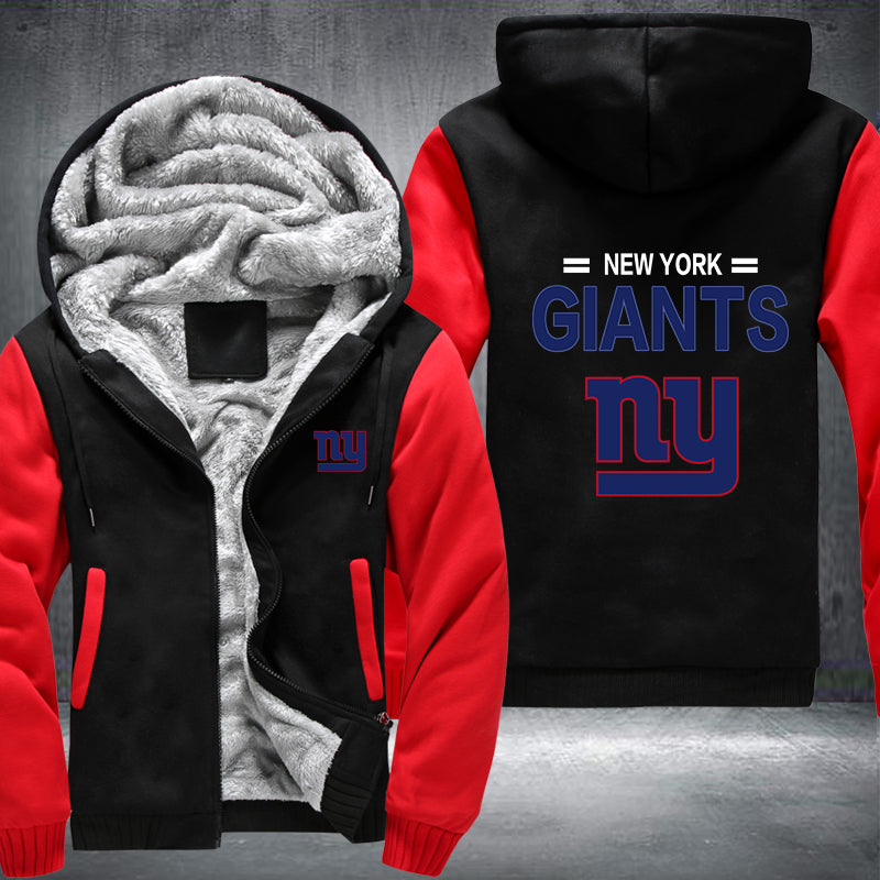 NFL NEW YORK GIANTS THICK FLEECE JACKET