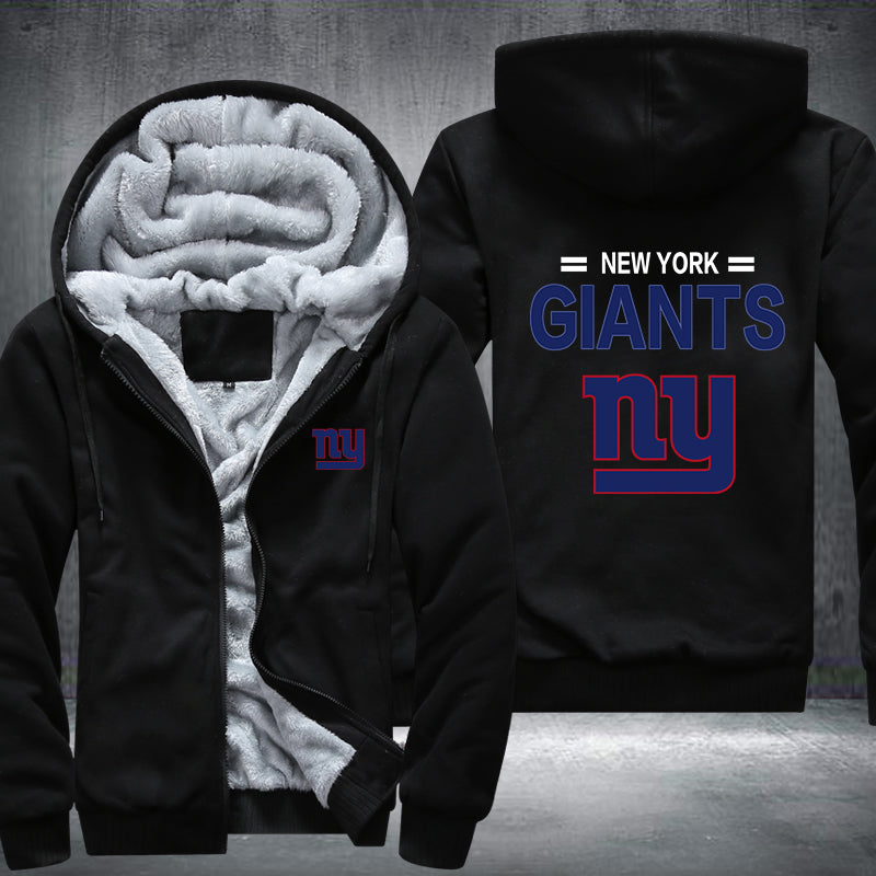 NFL NEW YORK GIANTS THICK FLEECE JACKET