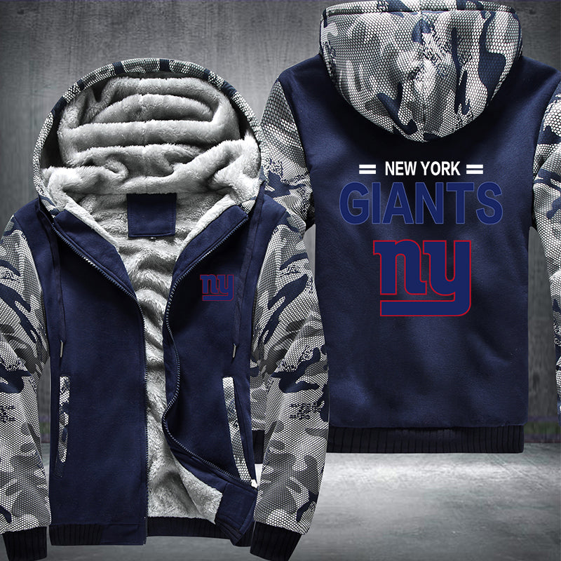 NFL NEW YORK GIANTS THICK FLEECE JACKET